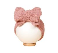 Kids Sheepskin Hairband With Double Layered Bow & Versatile Headwear Makeups Headband Comfortable Wearing