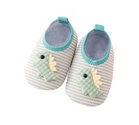 Kids Shoes Boys Size 3 Cute Cartoon Sock Shoes Plain Stripe Baby Thin Socks Anti-Slip Socks Toddlers Ankle Sock Soft Sole First Walking Shoe Lightweight Slip On Shoe for Boys Girls 0-4 Years Green