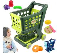 Kids Shopping Cart Trolley - Kids Shopping Cart Play Set |Children's Shopping Cart Trolley Kit |Children's Shopping Cart Toy |Stable Structure Role-Playing Games For New Year Christmas Children's D
