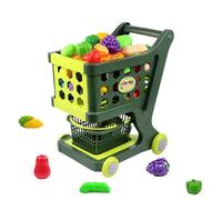 Kids Shopping Cart Trolley - Kids Shopping Cart Play Set | Children's Shopping Cart Trolley Kit | Children's Shopping Cart Toy | Stable Structure Role-Playing Games For New Year Christmas Children's D