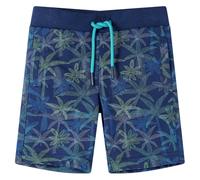 Kids' Shorts with Drawstring Children's Elasticated Waist Navy 128 vidaXL