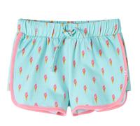 Kids' Shorts with Drawstring Children's Pants Ice Cream Print Light Mint 140 vid