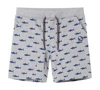 Kids' Shorts with Drawstring Elasticated Waist Light Grey Melange 116 vidaXL