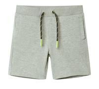 Kids' Shorts with Drawstring Elasticated Waist Light Khaki Melange 140 vidaXL