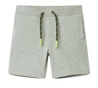 Kids' Shorts with Drawstring Elasticated Waist Light Khaki Melange 92 vidaXL