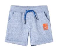 Kids' Shorts with Drawstring Pants Elasticated Waist Blue Melange 128 vidaXL
