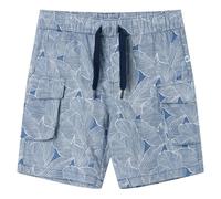 Kids' Shorts with Drawstring Pants Elasticated Waist Dark Blue 116 vidaXL