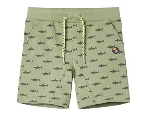 Kids' Shorts with Drawstring Pants Elasticated Waist Light Khaki 128 vidaXL