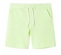 Kids' Shorts with Drawstring Pants Elasticated Waist Neon Yellow 104 vidaXL