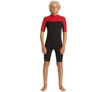 Kids' shorty wetsuit Quiksilver (2/2mm) Everyday Sessions B Back-Zip Rouge 8 ans