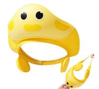 Kids Shower Shield Sho?er Cap - Adjustable Cartoon Shampoo Shie?d | Waterproof Ear & Eye Protection Bath Visor for ?oddlers, Kidš, Children, Foldable & Portable S?ower Càp