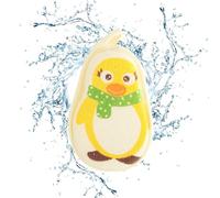 Kids Shower Sponge - Natural Kids Bath Sponges - Super Absorbent Body Scrubber, Reusable Bathroom Accessories for Delicate Skin, Boys, Girls Tarako