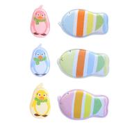 Kids Shower Sponge - Soft and Absorbent Kids Sponge | Cute Bath Sponge, Soft Body Scrubber for Kids, Shower, Delicate Skin