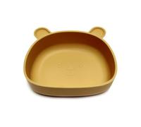 Kids Silicone Bowl Cute Bear Dinner Plate Suction Cup Complementary Food for Infants Baby Learning Feeding Suction Cup