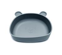 Kids Silicone Bowl Cute Bear Dinner Plate Suction Cup Complementary Food for Infants Baby Learning Feeding Suction Cup