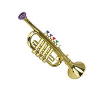 Kids Simulation Trumpet Toy - ABS Safe Musical Instrument For Early Education, Smooth Edge Music Enlightenment Toy Boys Girls, Kindergarten Music Teaching Prop Holiday Birthday Gift Portable Play Toys