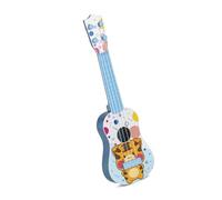 Kids Simulation Ukulele Toy With Bright Color Cartoon Pattern Guitar Toy For Preschool Kids Early Music Education Instrument