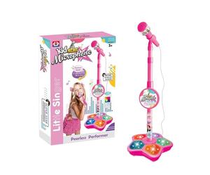 Kids Singing Machine - Colorful Party Toy, Portable Karaoke Toy, Music Light Function, Sturdy Structure Gift Fun | Lightweight Connectable Karaoke Device Enables Music Play And Performance For Kids