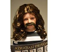 Kids Sirius Black Style Brown Wig and Moustache