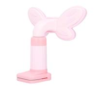 Kids Sitting Posture Corrector, Height Adjustable Chest Support, Improve Writing Habits, for Children 4-13, Plastic and Silicone Material (Roseate)