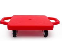 Kids Sitting Scooter Board with Handles Swivel Casters Square Plastic Floor Surfer for Gym Class Children Physical Education Home Use…