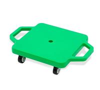 Kids Sitting Scooter Board with Handles Swivel Casters Square Plastic Floor Surfer for Gym Class Children Physical Education Home Use…