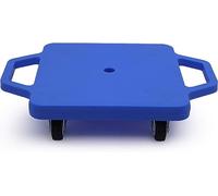 Kids Sitting Scooter Board with Handles Swivel Casters Square Plastic Floor Surfer for Gym Class Children Physical Education Home Use…