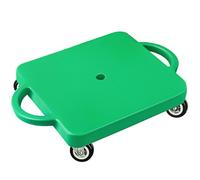 Kids Sitting Scooter Board with Handles Universal Wheels Swivel Casters Plastic Floor Surfer Sports Scooters with Rollers Autism Kids Sensory Scooter Board for Gym Class Physical Education Home Use