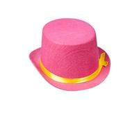 Kids Size Circus Clown Pink Top Hat