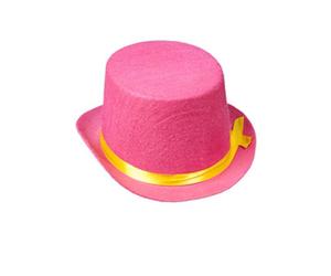 Kids Size Circus Clown Pink Top Hat
