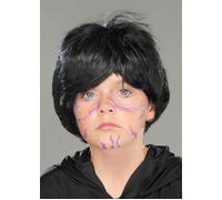 Kids Size Fancy Dress Boys Kpop Hunters Style Saja Boys Black Jinu Demon Wig