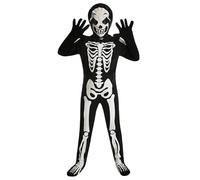 Kids Skeleton Costume Glow Dark Halloween Skeleton Outfit Boys Girls | Glow Dark Bones Comfortable Fit Unisex Design Halloween Party Trick Treat Costume Kids, soft fabric, lightweight design