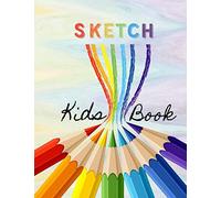 Kids Sketch Book: Sketch Book For Kids,Doodle Art Unlined Book,Practice How To Draw Workbook, 8.5 x 11 Large Blank Pages For Sketching: Classroom ... Pad for Boys and Girls,K1 K2 age 4-8 year old