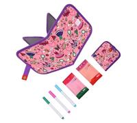 Kids Sketchbook - Portable Drawing Book, Reusable Erasable Pad | Foldable PVC Drawing Tablet for Coloring Writing Doodling, Home School Travel Airplane Road Trip Party Birthday Activity Toy