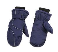 Kids Ski Gloves Winter Thermal Mittens Snowproof Waterproof Snow Gloves Warm Fleece Lined Mittens with Adjustable Wrist Strap for Boys Girls Skiing Skating Snowboarding Hiking Camping 3-8 Years Old