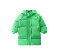 Kids Ski Jacket for Winter Coat Thicken Puffer Coat with Hood Padded Windproof Down Coatsteens Long Bodywarmer Parka Peacoat Drawstring Waist School Outfits Outerwear for 2-12 Years
