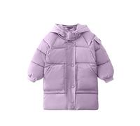 Kids Ski Jacket for Winter Coat Thicken Puffer Coat with Hood Padded Windproof Down Coatsteens Long Bodywarmer Parka Peacoat Drawstring Waist School Outfits Outerwear for 2-12 Years