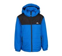 Trespass Kids Jacket Halston - Unisex, Waterproof, Padded, Quilted Panels, Detachable Hood, Contrast Zip, Zipped Pockets, Inner Snowbreak, Adjustable Hem & Cuffs
