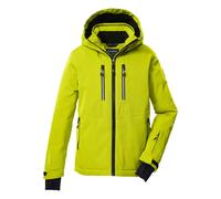 Killtec KSW 191 BYS 43474-000 Boys' Ski Jacket with Hood and Snow Guard Lime 164