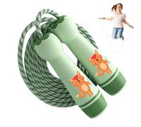 Kids Skipping Rope - Adjustable Cotton Cord, Soft Handle Jump Rope, Lightweight Fitness Accessory, Colorful Play Gear | Outdoor Exercise Activity for Boys Girls Children Fun Training