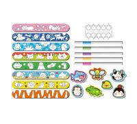 Kids Slap Bracelets - Animals Colorful Cute DIY Stocking Stuffers | Wrist Bands Slap On Bracelets,for Boys Girls Teen Family Friends