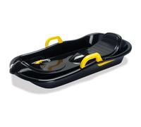 Kids Sledge With Brakes By Dantoy Black 79Cm 6755 Bob Sled Toboggan Winter Snow Rope Heavy Duty