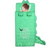 Kids Sleep Bag, 62.99x23.62 inch Cartoon Dinosaur Nap Mat, Cozy Sleeping Bag for Boys and Girls, Children's Cartoon Sleeping