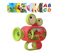 Kids Sleep Story Projector, Creative Compact LED Projector Torch Toy With Smooth And Endurable Design, Educational Learning Bedtime Toy For Bedroom, Game Room (Red)
