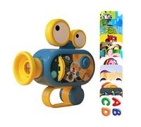 Kids Sleep Story Projector, Creative Compact LED Projector Torch Toy With Smooth And Endurable Design, Educational Learning Bedtime Toy For Bedroom, Game Room (Blue)