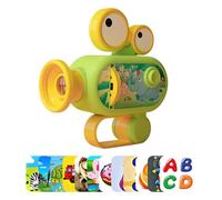 Kids Sleep Story Projector, Creative Compact LED Projector Torch Toy With Smooth And Endurable Design, Educational Learning Bedtime Toy For Bedroom, Game Room (Green)