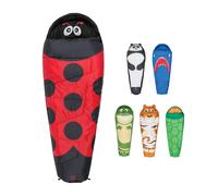 Kids Sleeping Bag by Highlander - Mummy Style - Themed Carry Backpack for Easy Transportation - Lightweight and Warm - Perfect for Camping, Hiking,