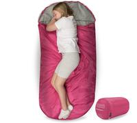 Kids Sleeping Bag by Highlander - Rectangular Style - Lightweight 882g - Ultrasoft and Spacious - All Season Junior Warm Snuggle Sleeping Bags.