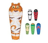 Kids Sleeping Bag For Camping, Hiking, Travelling, Indoor or Sleepover Lightweight 920g Themed Carry Backpack for Easy Transportation Mummy Style Toddler - Junior Warm Snuggle Sleep Bags by HiGHLANDER