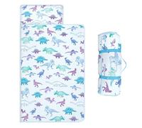 Kids Sleeping Bag,Nap Mat with Removable Pillow & Blanket Toddler Nap Mat